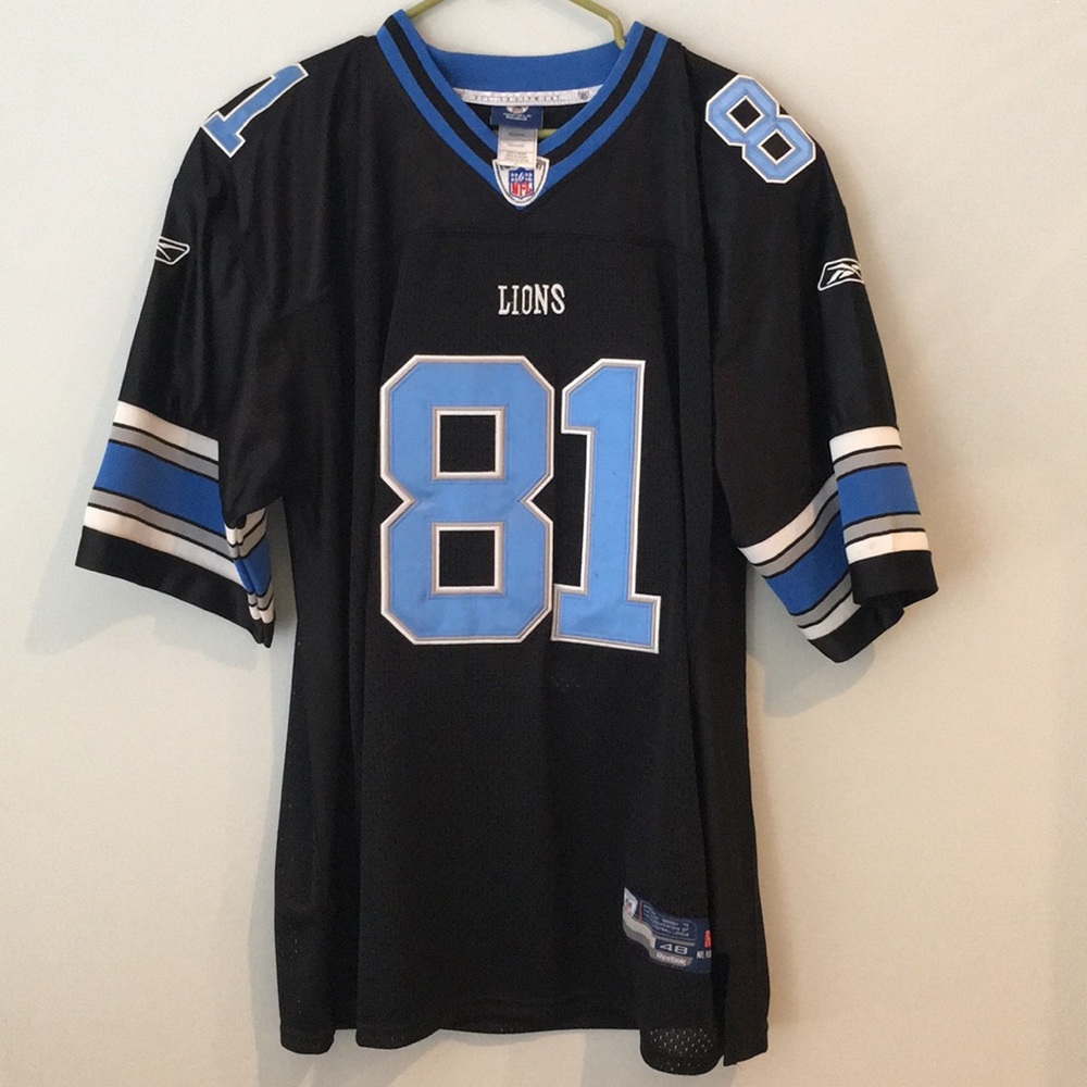 💥Detroit Lions - Calvin Johnson Jersey RARE Black